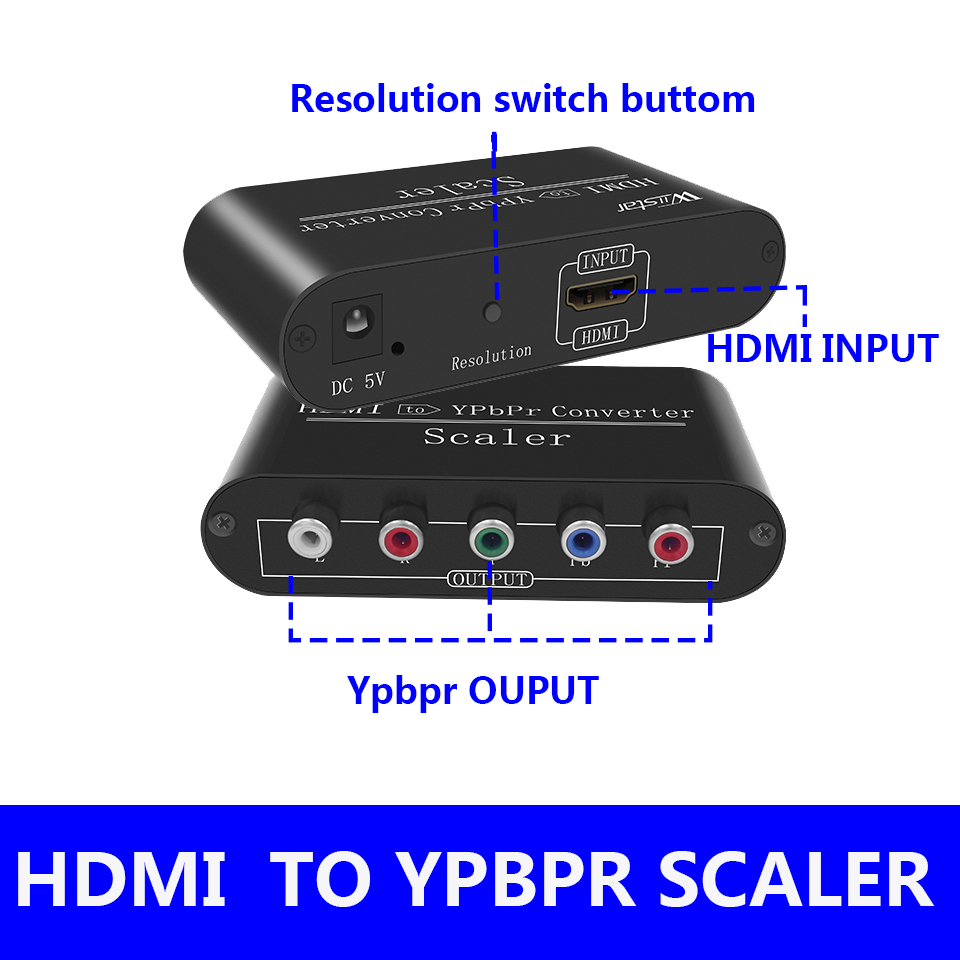 Scart To Hdmi - Adaptador convertidor HDMI a componente Ypbpr