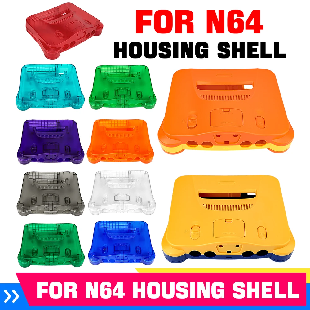 Retro Gaming N64 - Carcasa de Repuesto para Consola de