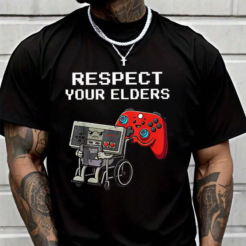 Retro Gaming T Shirt - Camiseta Retro Gaming Funny Gamer Controller