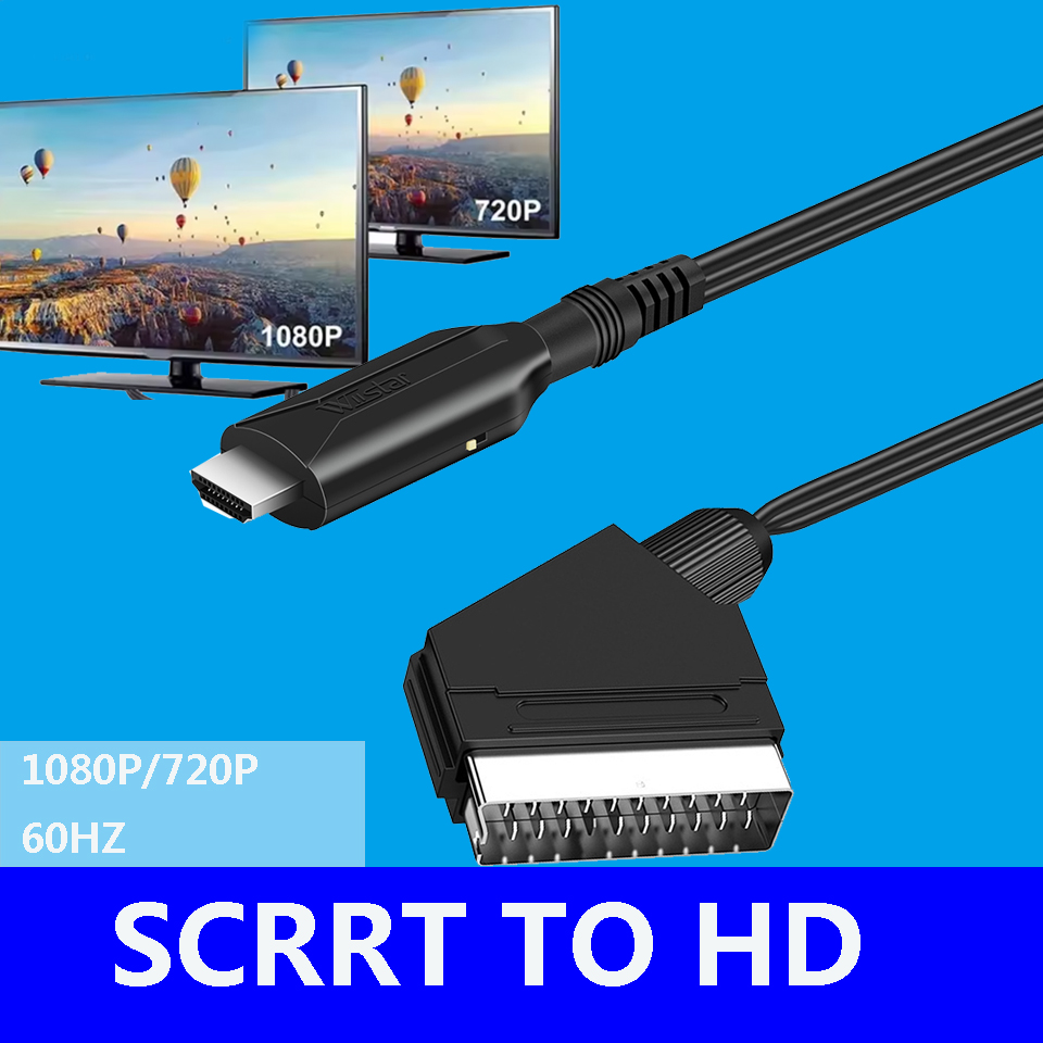 Scart To Hdmi - Adaptador convertidor de lujo de Audio