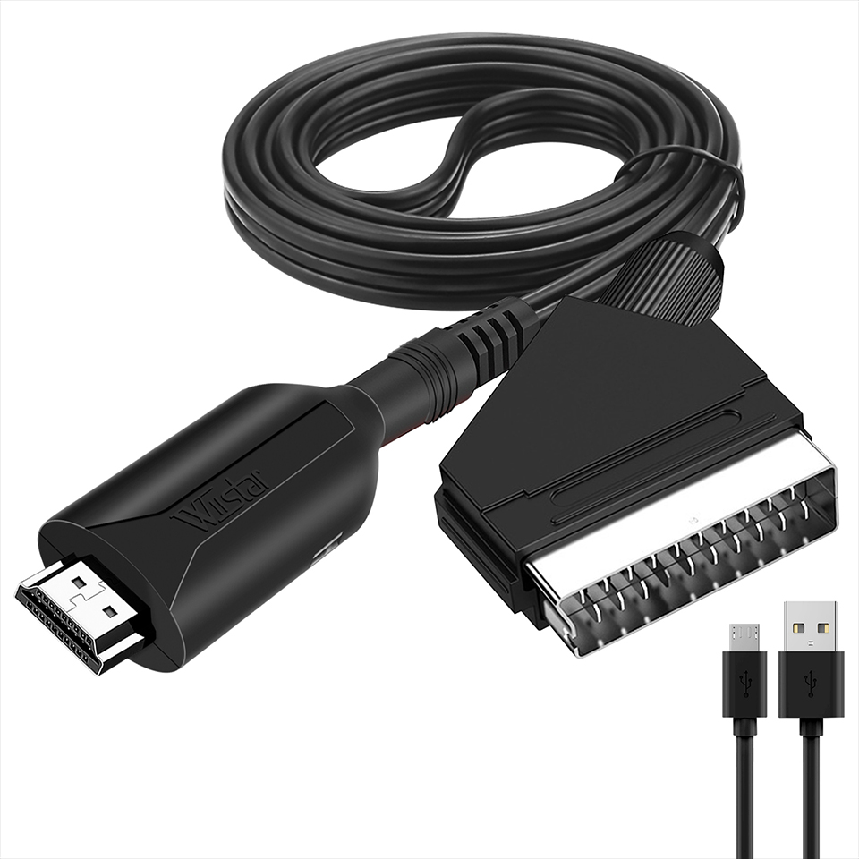 Scart To Hdmi - 1080P HD HDMI compatible con SCART