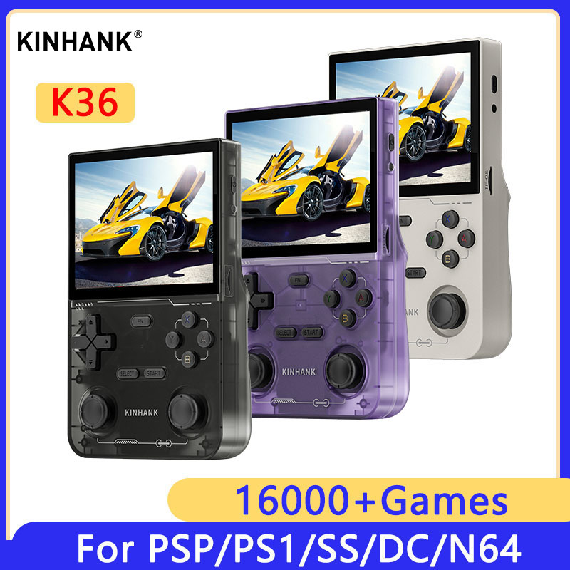 Retro Gaming N64 - KINHANK K36 Consola de videojuegos portátil
