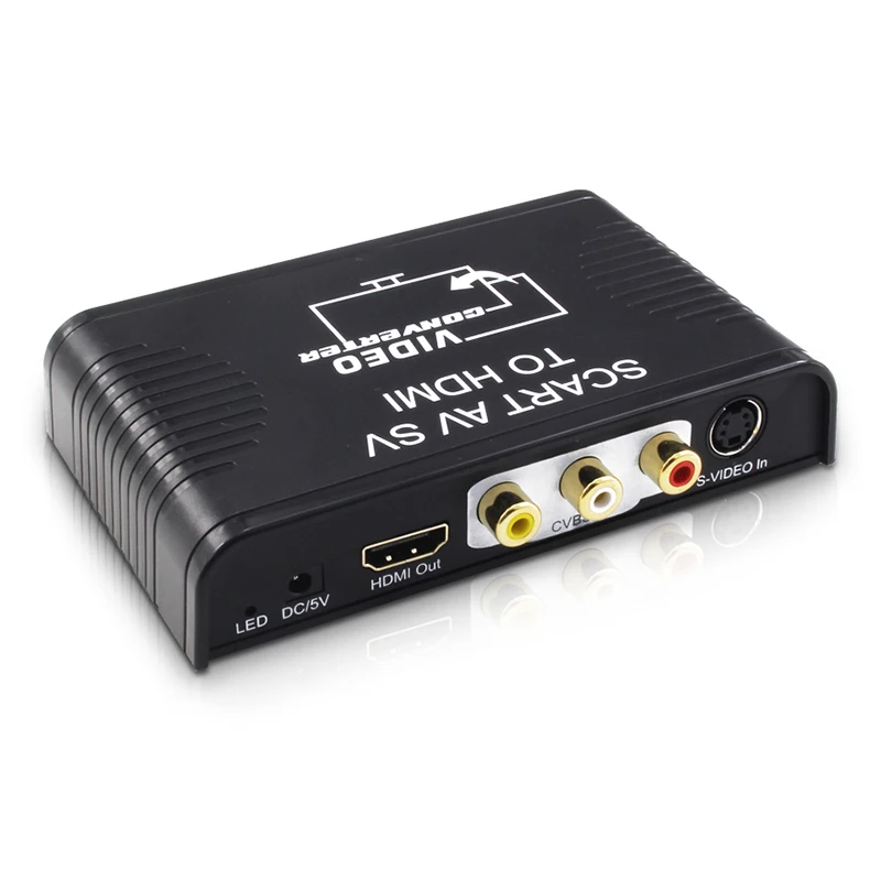 Scart To Hdmi - S-video AV Scart a HDMI convertidor