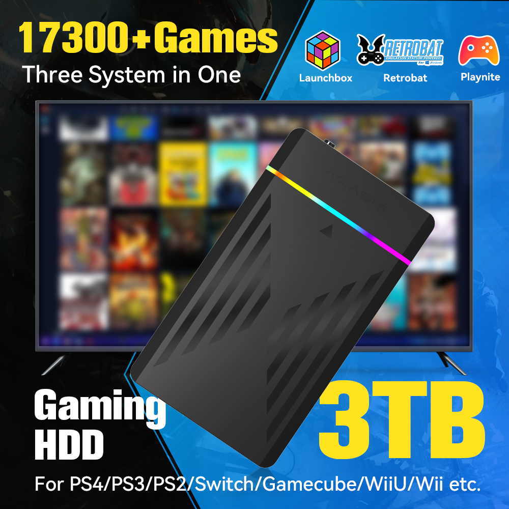 Retro Gaming N64 - Consola de juegos Retro portátil HDD
