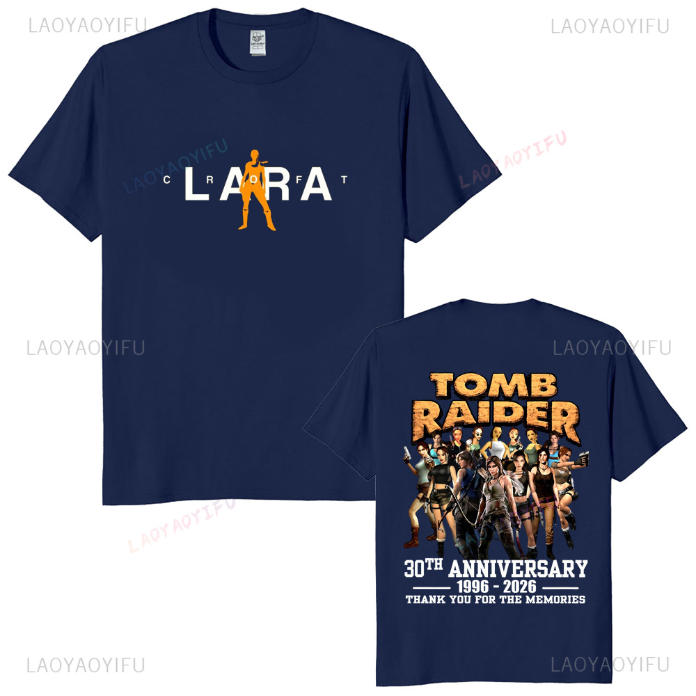 Tomb Raider 30 aniversario cam - Retro Gaming T Shirt reseña y precio