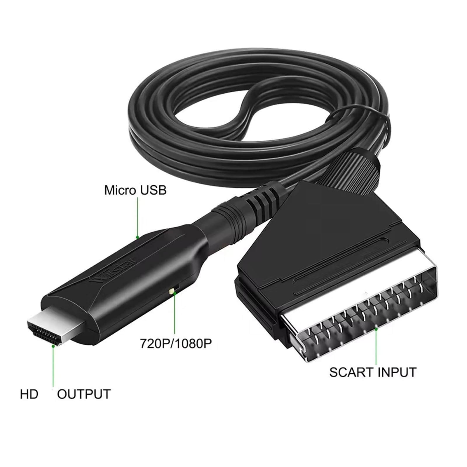 Cable Convertidor SCART a HDMI - Scart To Hdmi reseña y precio
