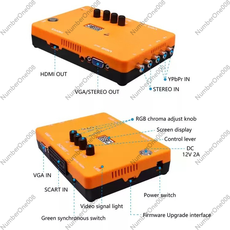 Convertidor de Video Component - Scart To Hdmi reseña y precio