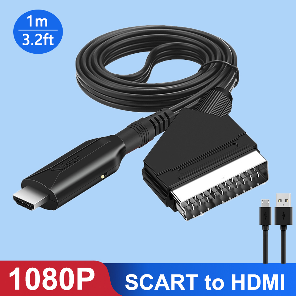 Convertidor Scart a HDMI, adap - Scart To Hdmi reseña y precio