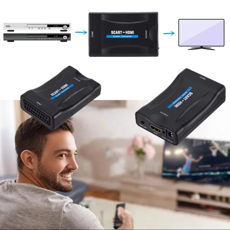 Adaptador SCART a HDMI Full HD - Scart To Hdmi reseña y precio