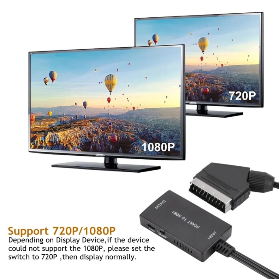 Convertidor Compatible con SCA - Scart To Hdmi reseña y precio
