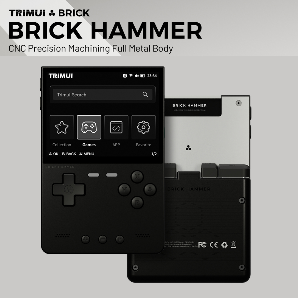 Consola Trimui Brick Hammer co - Retro Gaming Kiosk reseña y precio